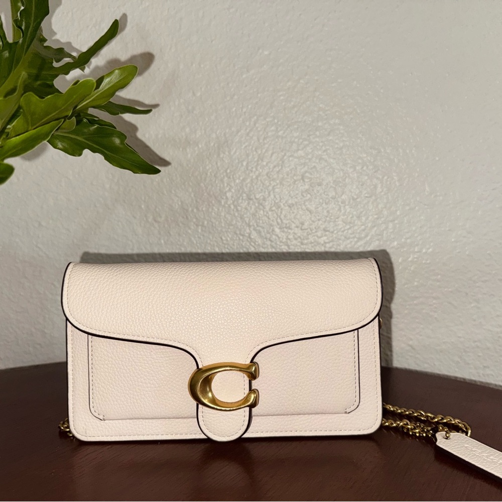 Coach the Summer I Turned Pretty Tabby Chain Clutch, B4/Chalk